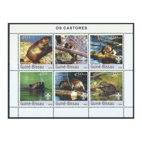 Gwinea - Bissau - Nr 2470 - 75 2003r - Ssaki