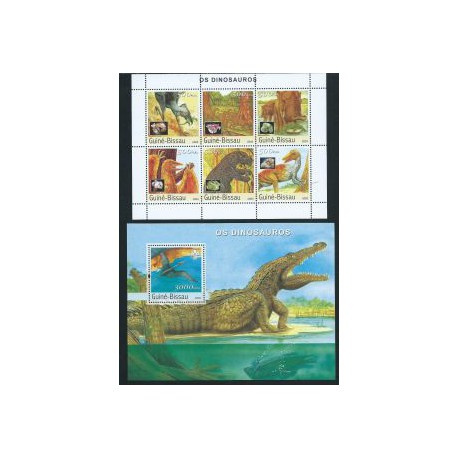 Gwinea - Bissau - Nr 2496 - 01 Bl 431 2003r - Dinozaury