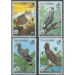 Gambia - Nr 374 - 77 1978r - WWF - Ptaki