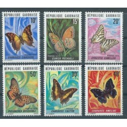 Gabon - Nr 494 - 99 1973r - Motyle