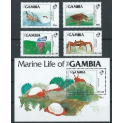 Gambia - Nr 544 - 47 Bl 121984r - Fauna Morska