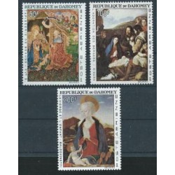 Dahomej - Nr 293 - 95 1966r - Malarstwo -  Boże Narodzenie
