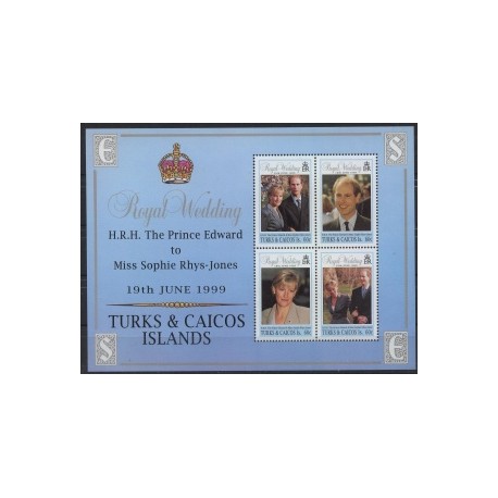 Turks & Caicos - Nr 1468 - 71 1999r - Rodzina królewska