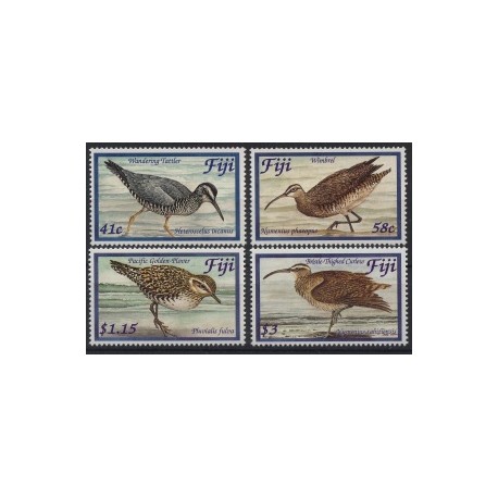 Fiji - Nr 1071 - 74 2002r - Ptaki