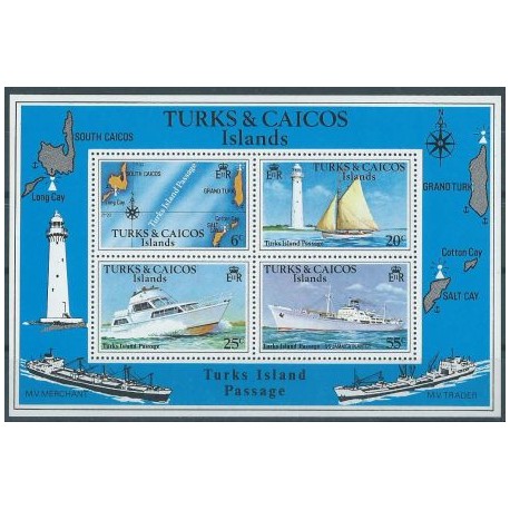 Turks & Caicos - Bl 9 Y1978r - Latarnie