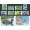 Turks & Caicos - Nr 945 - 52 Bl 92 - 93 1990r - Ptaki