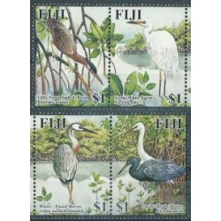 Fiji - Nr 1093 - 96 Pasek  2005r - Ptaki