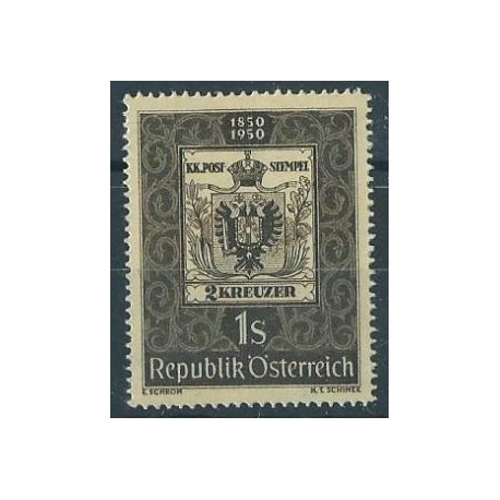 Austria - Nr 950 1950r - 100 Lat znaczka