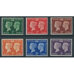 Wielka Brytania - Nr 215 - 20 1940r - 100 Lat znaczka