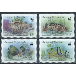 Antigua & Barbuda - Nr 1010 - 13 1987r - WWF - Ryby