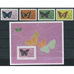 Antigua & Barbuda - Nr 856 - 59 Bl 92 1985r - Motyle