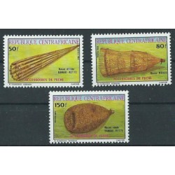 Cent. Afryka - Nr 1049 - 51 1984r - Połów ryb
