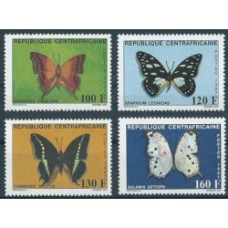 Centr. Afryka - Nr 1300 - 03 1987r - Motyle