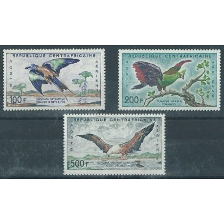 Centr. Afryka - Nr 012 - 14 A 1960r - Ptaki