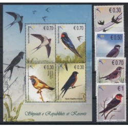 Kosovo - Nr 170 - 73 Bl 16 2010r - Ptaki