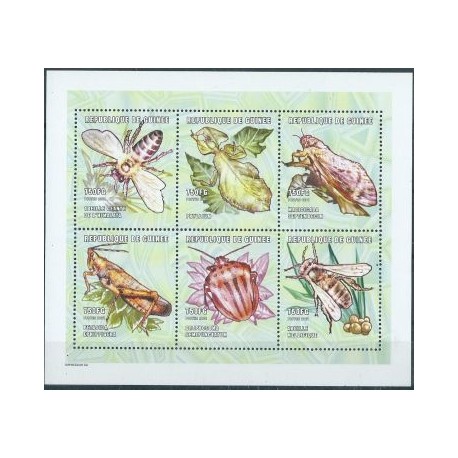 Gwinea - Nr 3064 - 69 2001r - Pszczoły