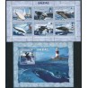 Mozambik - Nr 3050 - 55 Bl 230 2007r - Ssaki morskie  - Latranie