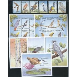 Mozambik - Nr 2241 - 58 Bl 130 - 33 2002r - Ptaki