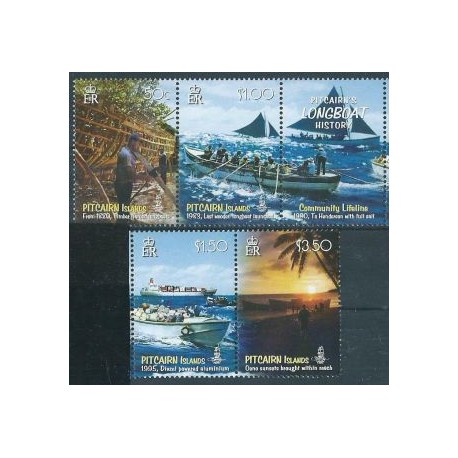 Pitcairn - Nr 753 - 56  Pasek 2008r - Marynistyka