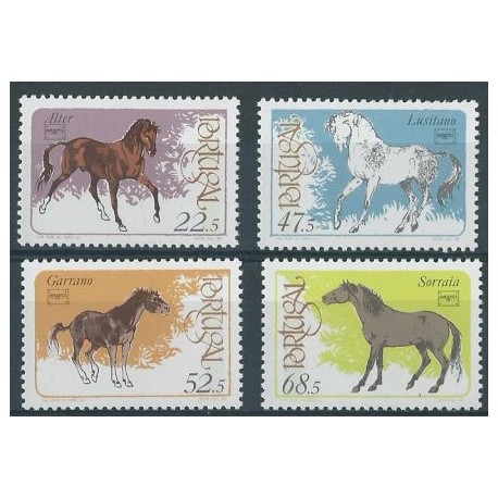Portugalia - Nr 1691 - 94 1986r - Konie