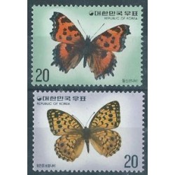 Korea S. - Nr 1064 - 65 1976r - Motyle