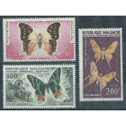 Madagaskar - Nr 457 - 59 1960r - Motyle
