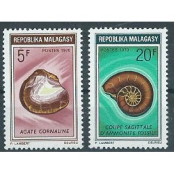 Madagaskar - Nr 612 - 13 1970r - Minerały - Muszle