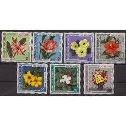 Wallis & Futuna - Nr 247 - 53 1973r - Kwiaty