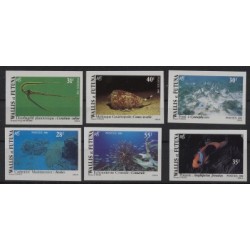 Wallis & Futuna - Nr 390 - 95 B 1981r - Fauna morska - Ryby