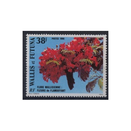 Wallis & Futuna - Nr 498 1986r - Kwiaty