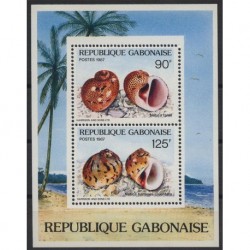 Gabon - Bl 57 1987r - Muszle