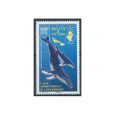 Wallis & Futuna - Nr 1148 2017r - Ssaki morskie