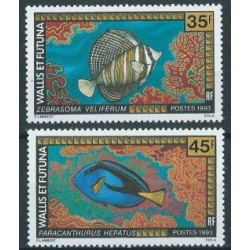 Wallis & Futuna - Nr 643 - 44 1993r - Ryby