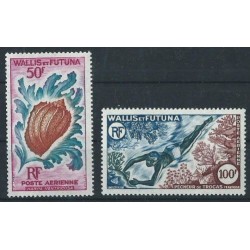 Wallis & Futuna - Nr 199 - 00 1962r - Muszle - Płetwonurek