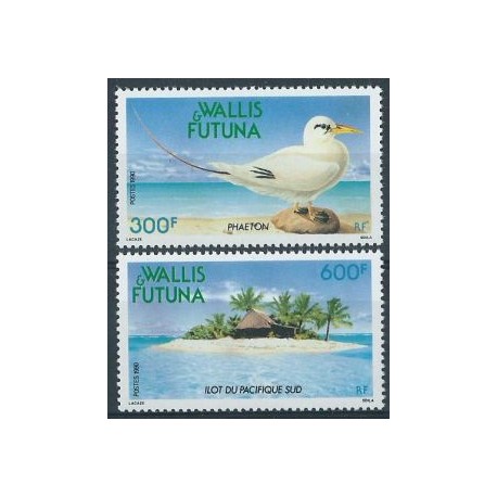 Wallis & Futuna - Nr 580 - 81 1990r - Ptak