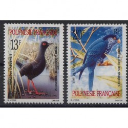 Polinezja Fr. - Nr 559 - 60 1990r - Ptaki