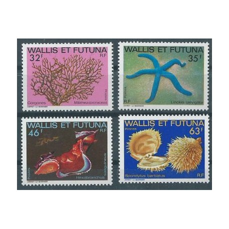 Wallis & Futuna - Nr 430 - 33 1982r - Fauna morska