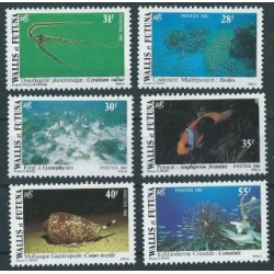 Wallis & Futuna - Nr 390 - 95 A 1981r - Fauna morska - Ryby - Muszla