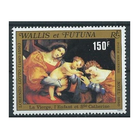 Wallis & Futuna - Nr 385 1980r - Malarstwo - Boże Narodzenie
