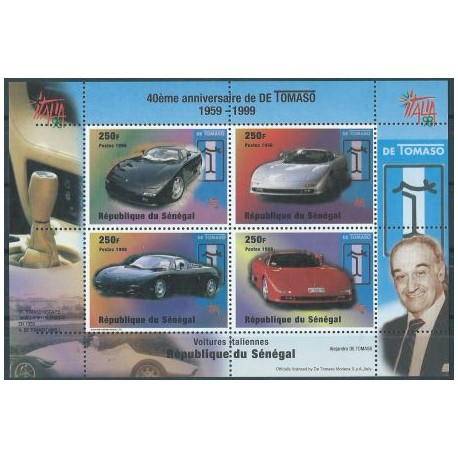 Senegal - Bl 83 1999r - Samochody