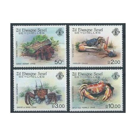 Zil Seszele  - Nr 084 - 87 1984r - Fauna morska