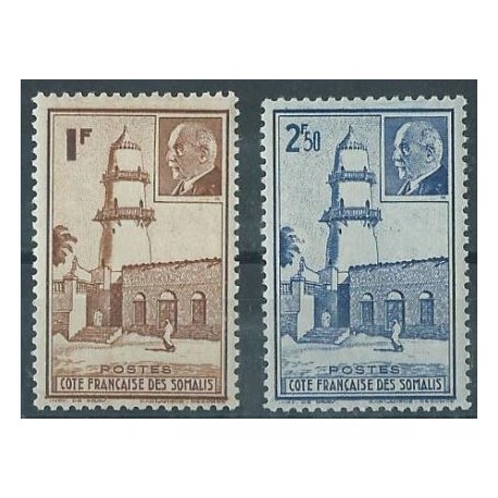 Somalia Fr. - Nr 193 - 94 1941r - Kol. francuska