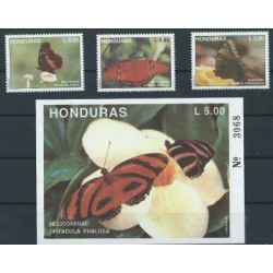 Honduras - Nr 1142 - 44 Bl 52 1992r - Motyle