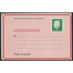 Monako - Aerogram 1976r - Słania