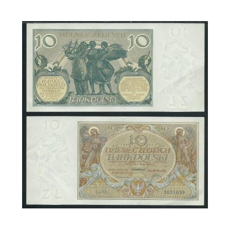 R.P. - 10 Zł 1929r - Banknoty - Stan 1