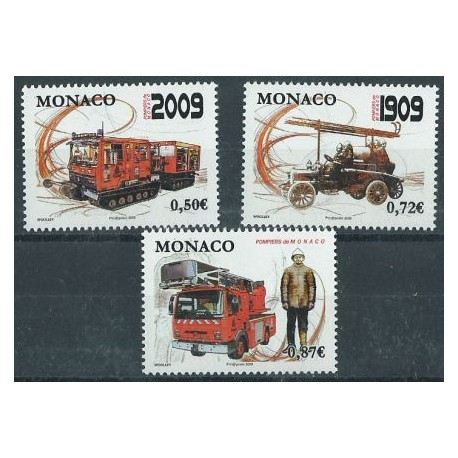 Monako - Nr 2916 - 18 2009r - Samochody strażackie