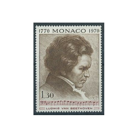 Monako - Nr 992 1970r - Ludwig van Beethoven