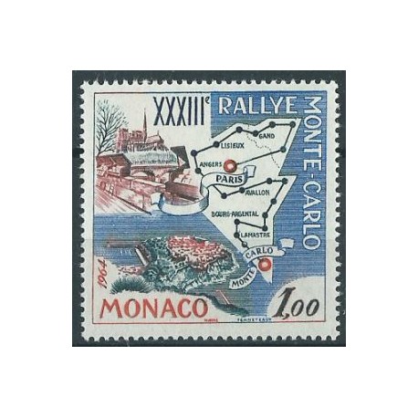 Monako - Nr 740 1961r - Samochody