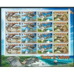 Turks & Caicos - Nr 1853 - 56 Klb 2008r - WWF - Ptaki