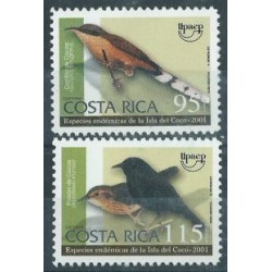 Kostaryka - Nr 1546 - 47 2001r - Ptaki